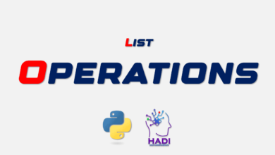 عملیات روی لیستها در پایتون